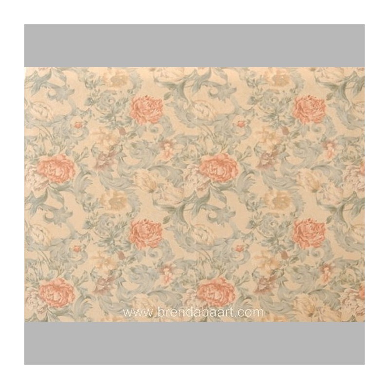 stof romantische bloem kleur blauw