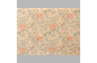 stof romantische bloem kleur blauw