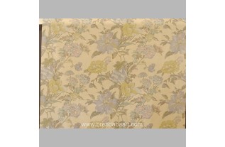 stof met paarse bloem design