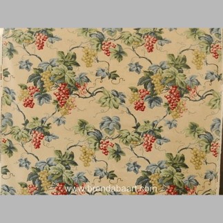 tissu avec la conception de raisin