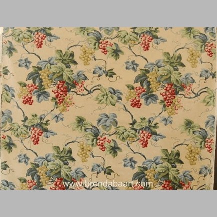fabric with grape design