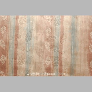 fabrics shiny with leaves and stripes