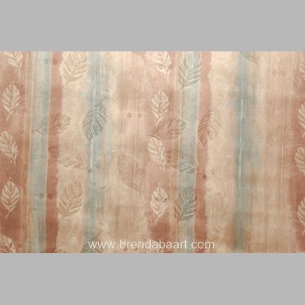 fabrics shiny with leaves and stripes