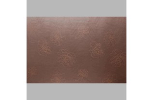 fabric with flower pattern Color Brown