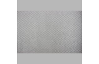 Ruit grijs  breedte 140 cm