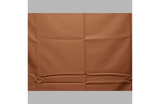 Coupon bruine stof uni