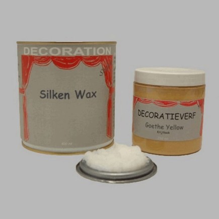 Silken wax (400ml) and chalk paint Goethe Yellow(250ml)