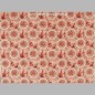 Retro fabric design Dutch tile rose Retro fabric design Dutch tile rose