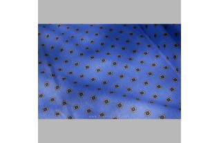 cotton fabric design Provence with dots blue
