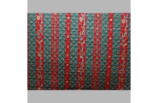 Quilted fabric design florence green