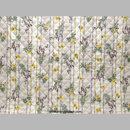 Tissu matelassé design Bretagne beige