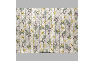 Tissu matelassé design Bretagne beige