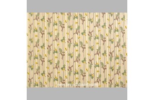 Curtain Fabric design Bretagne with stripes