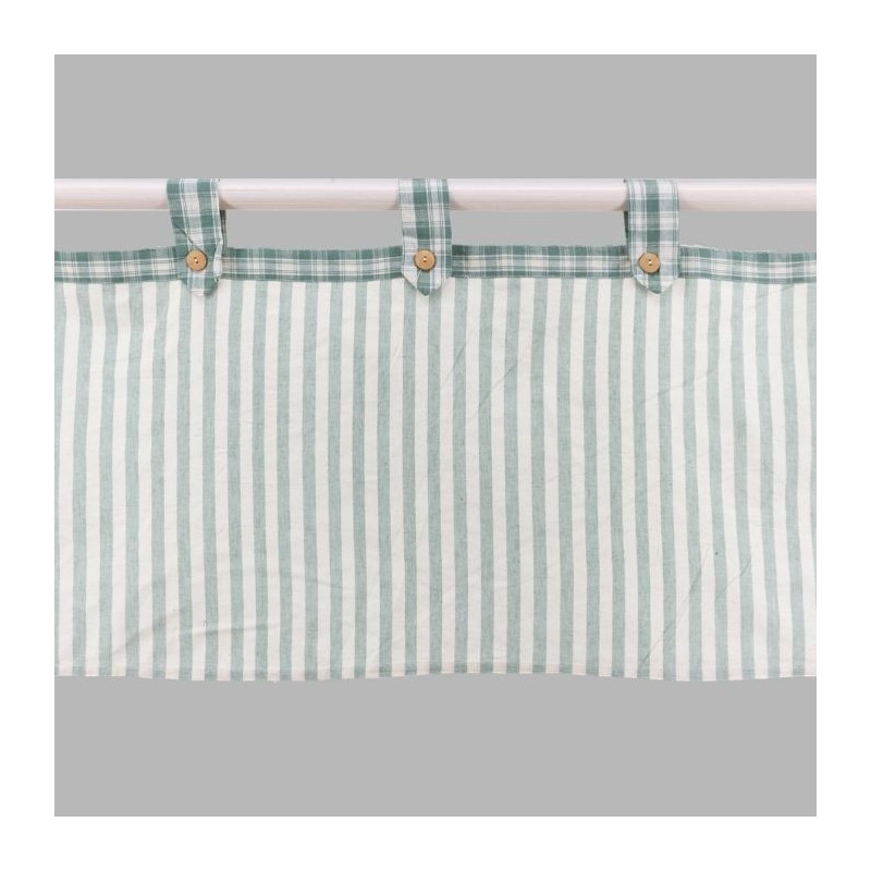 Short curtain with loops Height 50 cm Short curtain with loops Height 50 cm