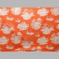 Toile de Jouy fabric color orange height 280 cm Toile de Jouy fabric color orange height 280 cm