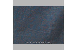 tissu avec des feuilles de couleur or