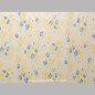 Tissu en coton design tulipes jaunes et bleues Tissu en coton design tulipes jaunes et bleues