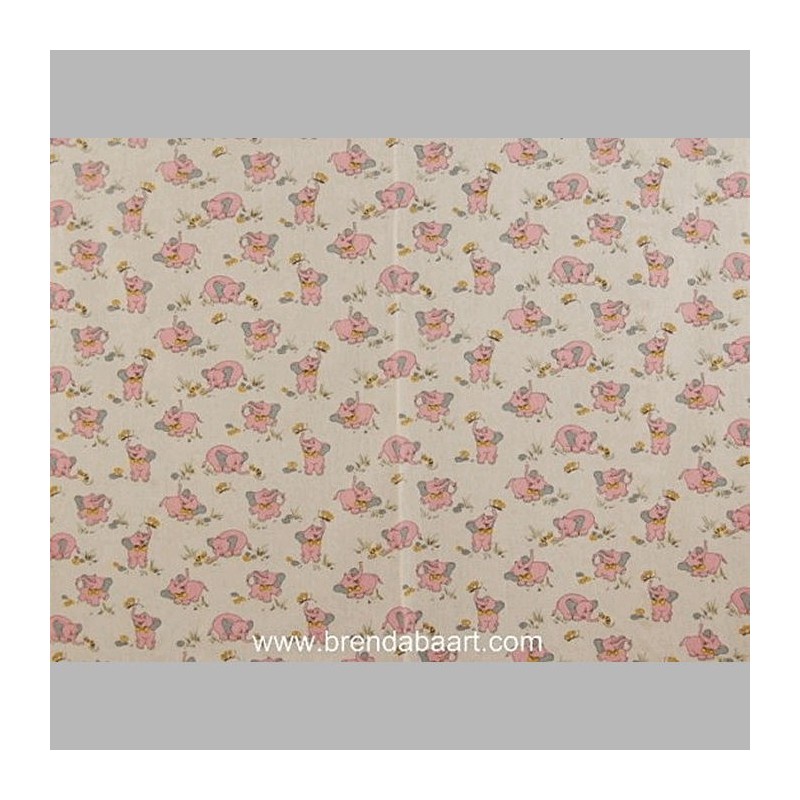 fabric pink elephants fabric pink elephants