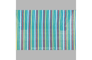 tissu en coton à rayures joyeuses