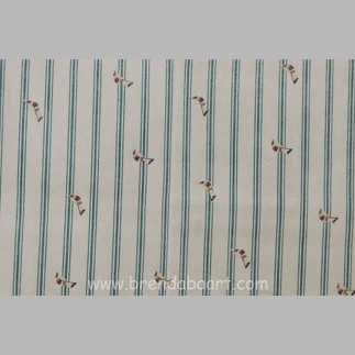 White cotton fabric with sailboats