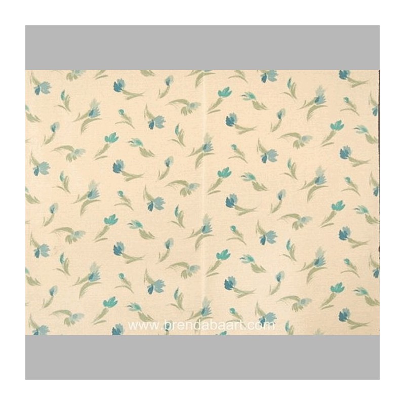 terry with blue tulips