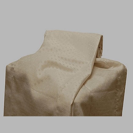 Coupon stof ecru met fijn bloemetje