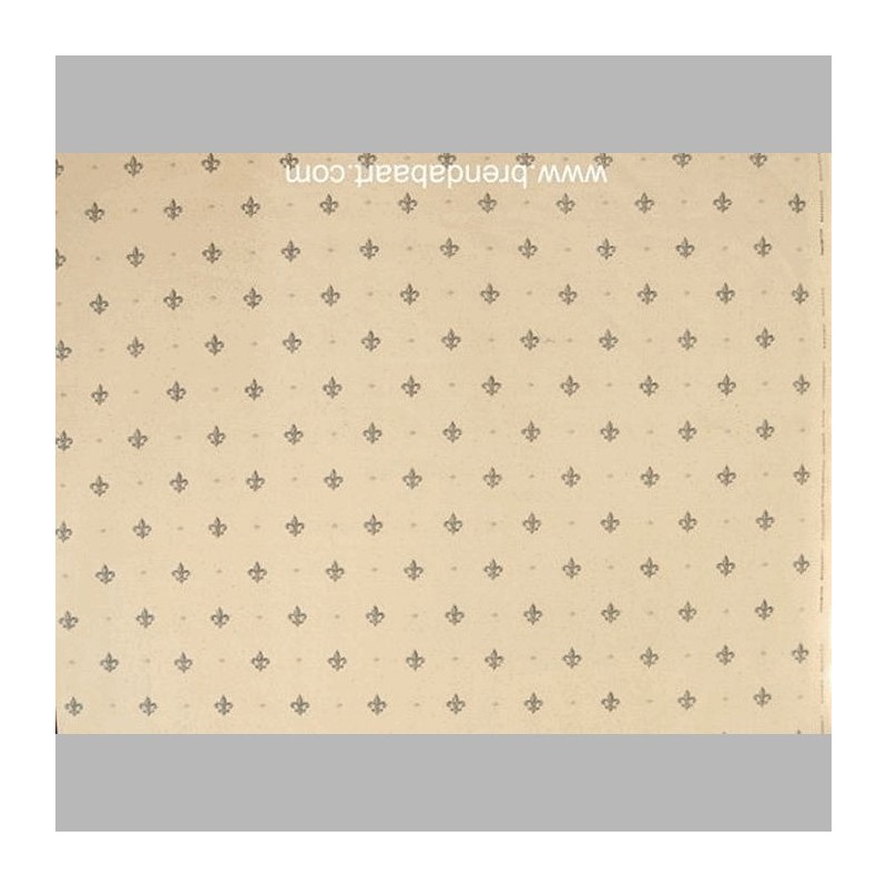 Fabric ecru with blue French lely width 270 cm Fabric ecru with blue French lely width 270 cm