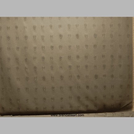 gray fabric with leaves