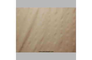 stof kleur beige met bladeren