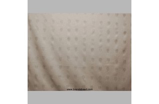 tissu bronze avec des feuilles