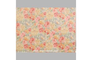 Gordijn  Romantic floral fabric
