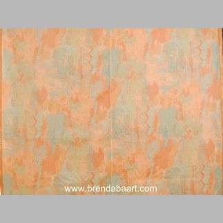 leftover fabric color brown green blue