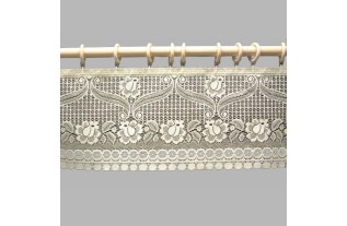 valletje jacquard met bloemetjes klassiek recht