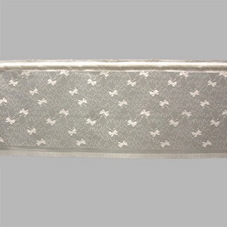 sheer fabric Jacquard with butterfly motif