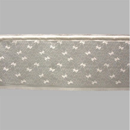 sheer fabric Jacquard with butterfly motif