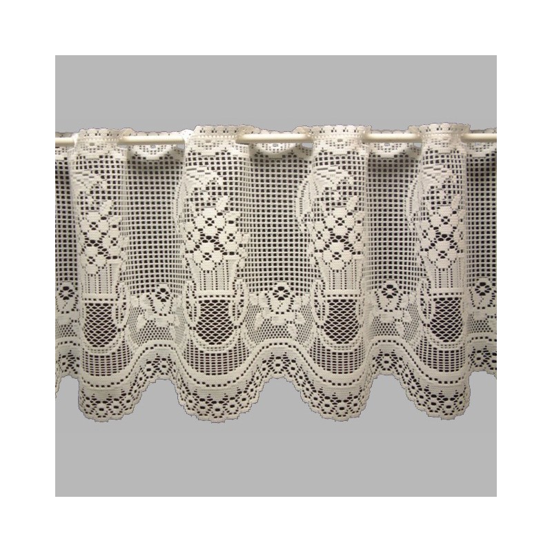 voilage Jacquard avec chariot à fleurs classique voilage Jacquard avec chariot à fleurs classique