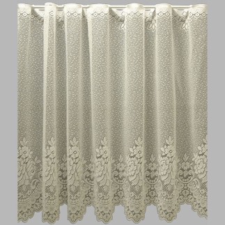 valletje van Jacquard met bloem motief 43  - 90 cm hoog
