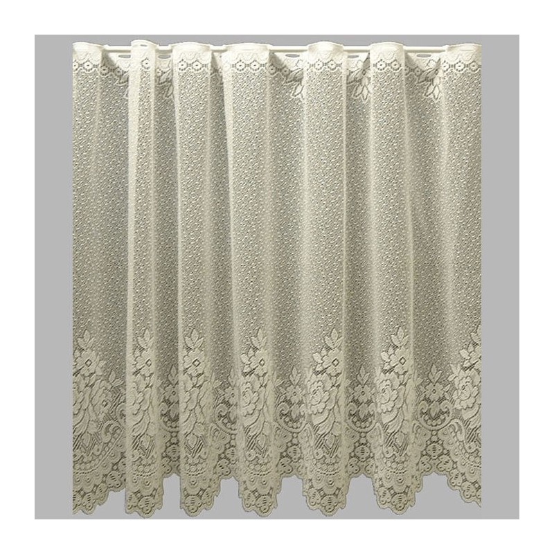 sheer fabric Jacquard with floral pattern 43 - 90 cm height sheer fabric Jacquard with floral pattern 43 - 90 cm height