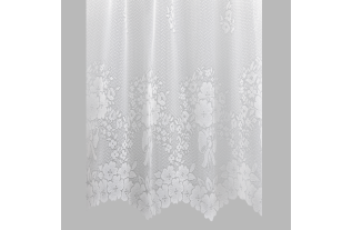sheer fabric jacquard with bow hoogte 145 cm