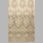 sheer fabric jacquard with floral pattern beige with lead lace height 280 cm sheer fabric jacquard with floral pattern beige with lead lace height 280 cm