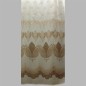 Sheer voile with brown drawing Sheer voile with brown drawing