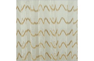 Glass curtain-Vitrage Retro Brown with lead lace