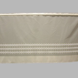 Vitrage with modern motif Brocante height 55 cm