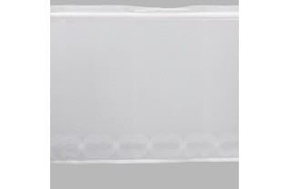 Brocante vitrage écru hauteur 42 cm