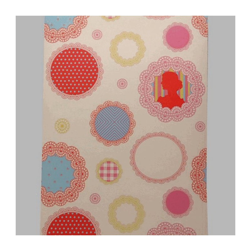 papier peint portrait rouge-blanc et vert papier peint portrait rouge-blanc et vert