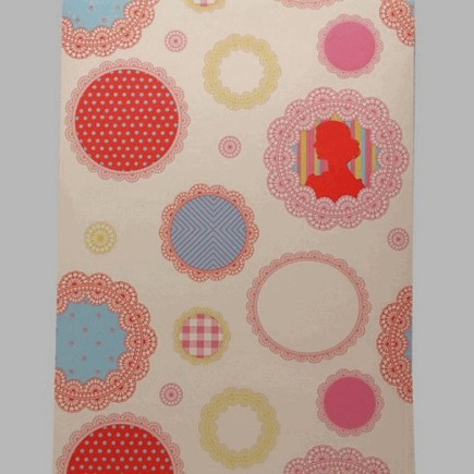 wallpaper portrait red-white and green