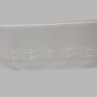 Brocante vitrage ecru height 35 cm