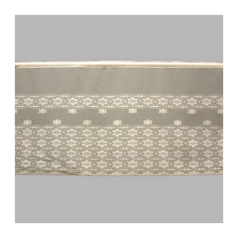 Vitrage with flower motif height 65 and 45 cm Vitrage with flower motif height 65 and 45 cm