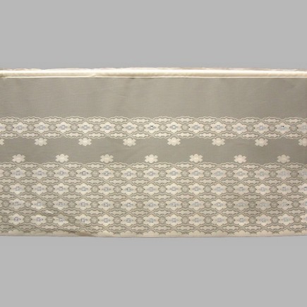 Vitrage with flower motif height 65 and 45 cm