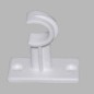 bracket for curtain rod 12 mm white length 3 cm 2 pieces